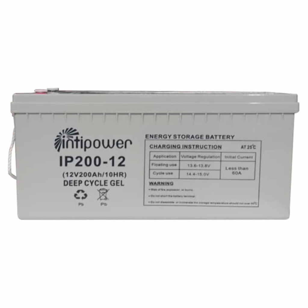 BATERIA INTIPOWER GEL CICLO PROFUNDO 12V-200AH
