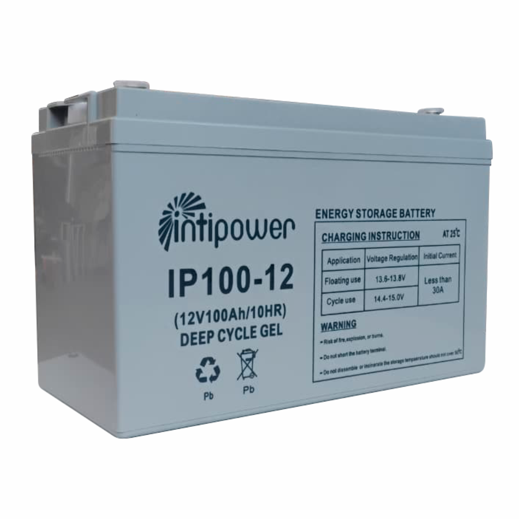 BATERIA INTIPOWER GEL CICLO PROFUNDO 12V-100AH