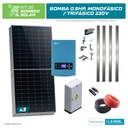 KIT BOMBEO SOLAR PARA BOMBA 0.5HP, MONOFÁSICO/TRIFÁSICO 220 Vac